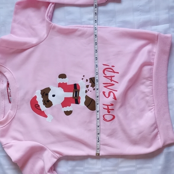 "Oh Snap" Gingerbread Pop Art Christmas Festive Sweater - Picture 4 of 10